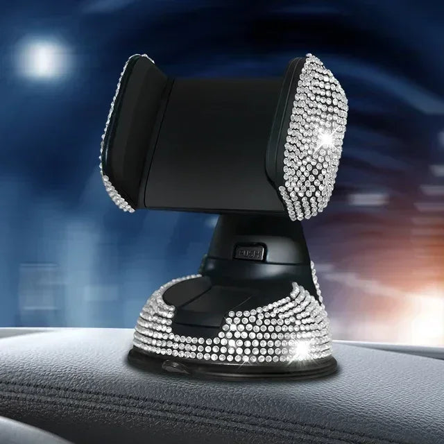 Rhinestone Car Phone Holder