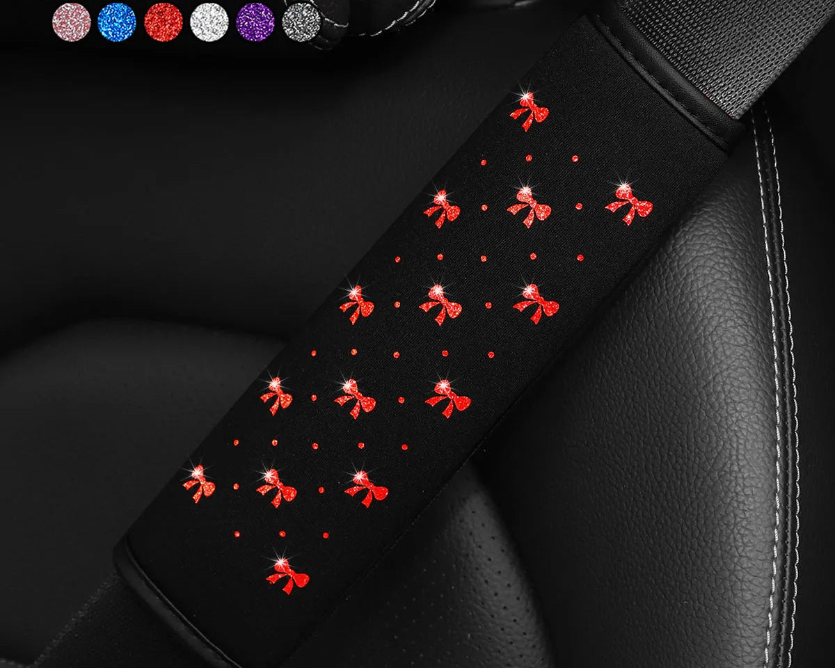 Mini Bows Car Seatbelt Cover