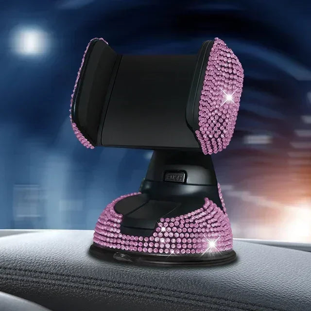 Rhinestone Car Phone Holder
