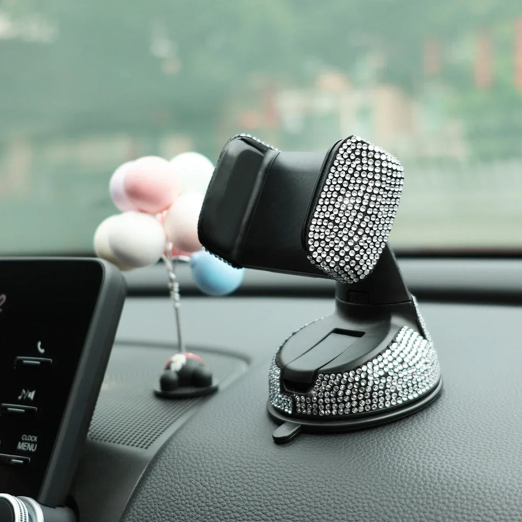 Rhinestone Car Phone Holder
