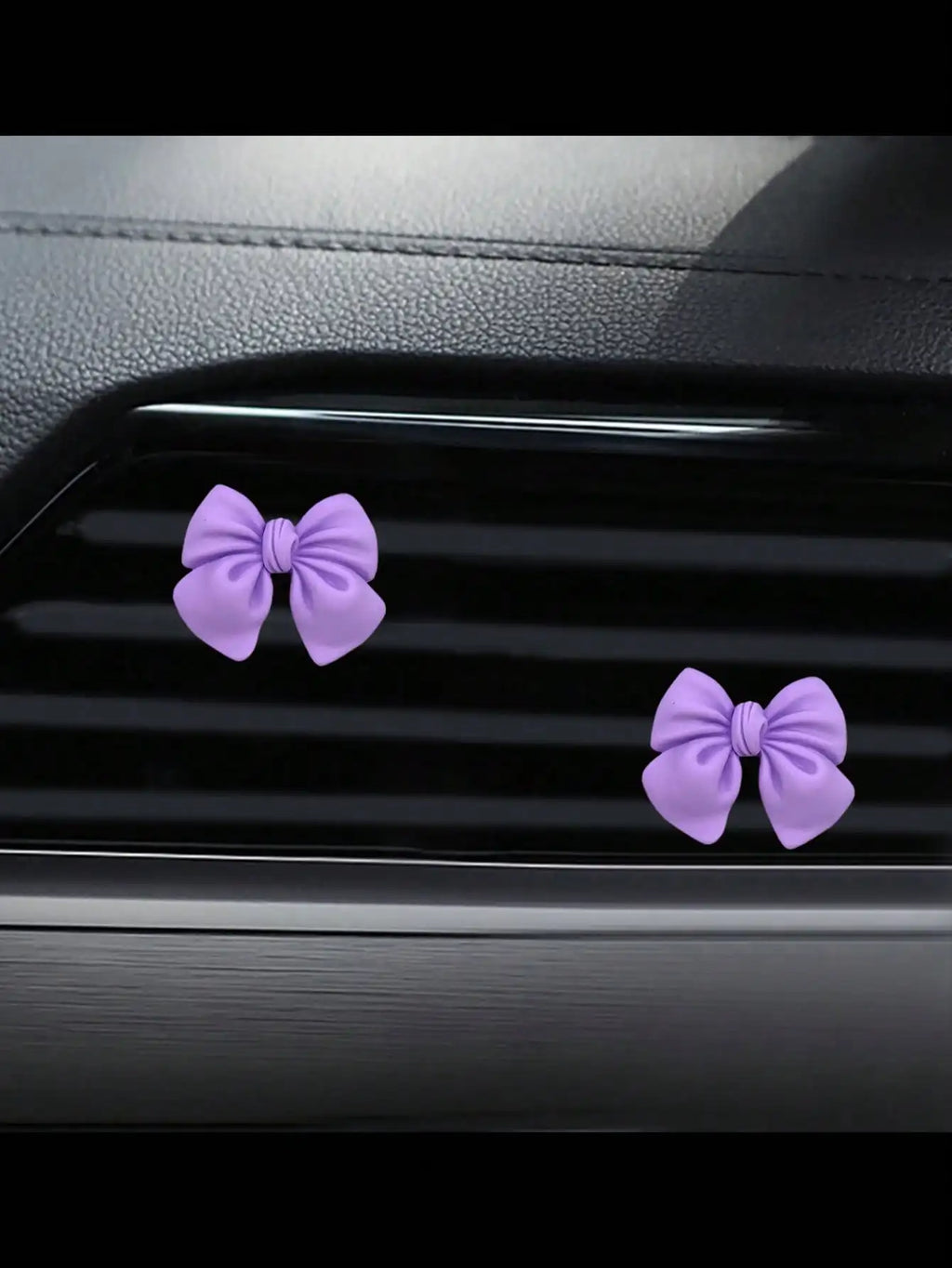 Pink Bow Car Vent Clip