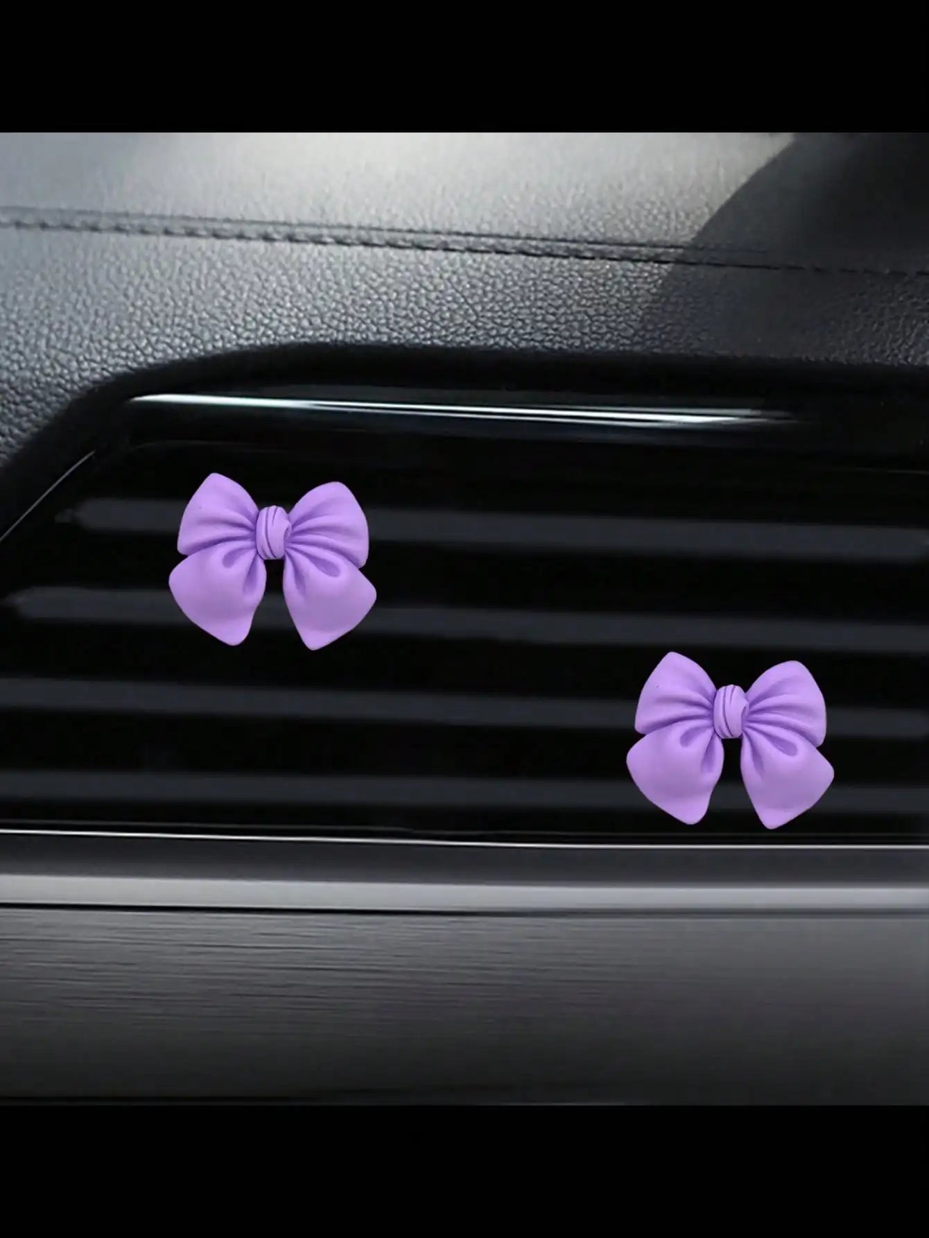 Pink Bow Car Vent Clip