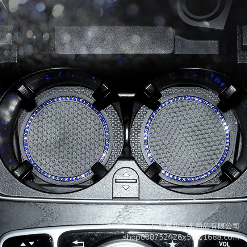 Bling Cupholder Rubber Coaster