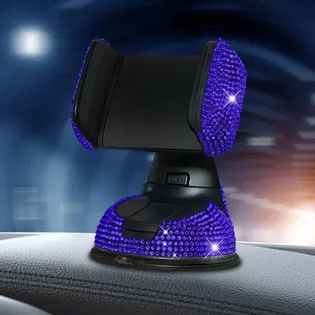 Rhinestone Car Phone Holder