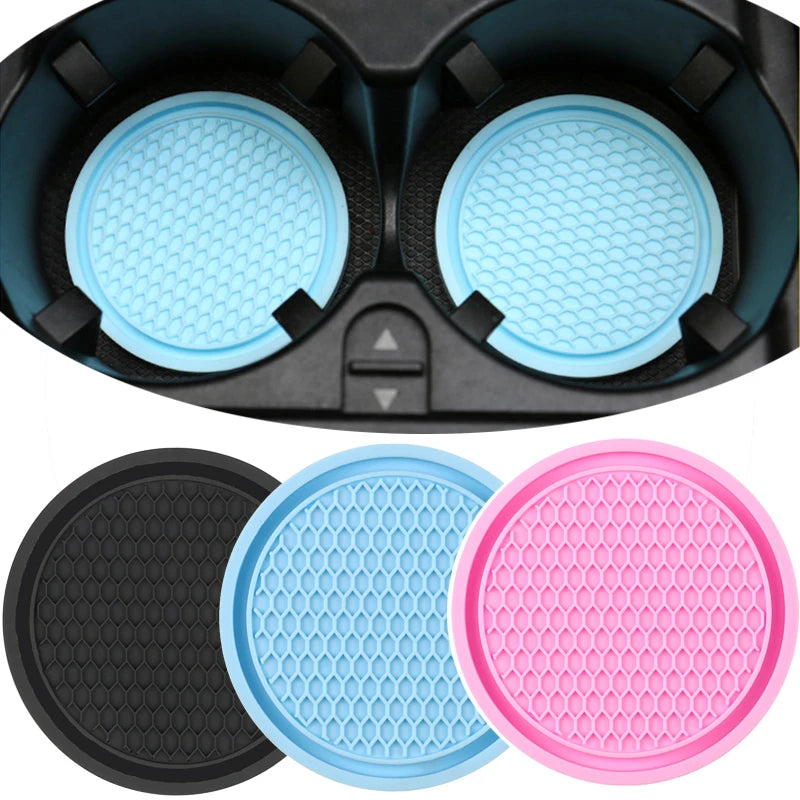 Car Cupholder Rubber Coaster 2pcs