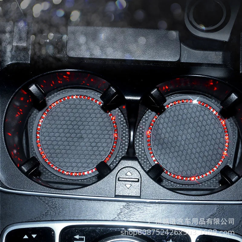 Bling Cupholder Rubber Coaster