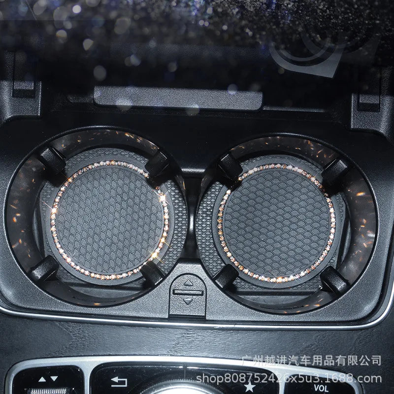 Bling Cupholder Rubber Coaster