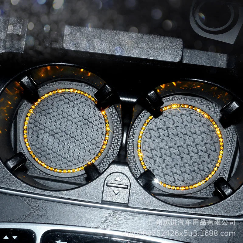 Bling Cupholder Rubber Coaster
