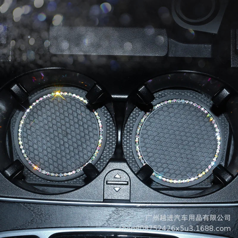Bling Cupholder Rubber Coaster