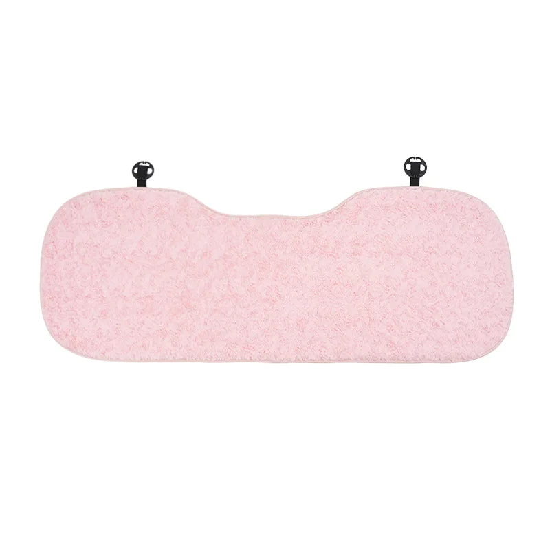Pink Plush Car Seat Cover