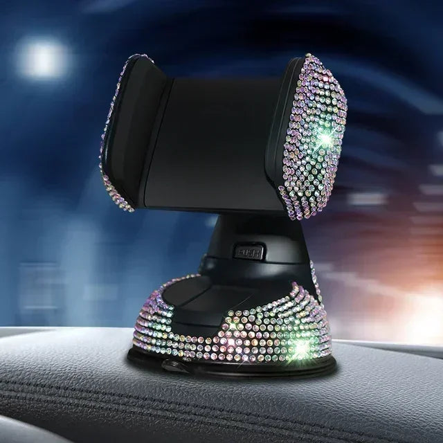 Rhinestone Car Phone Holder
