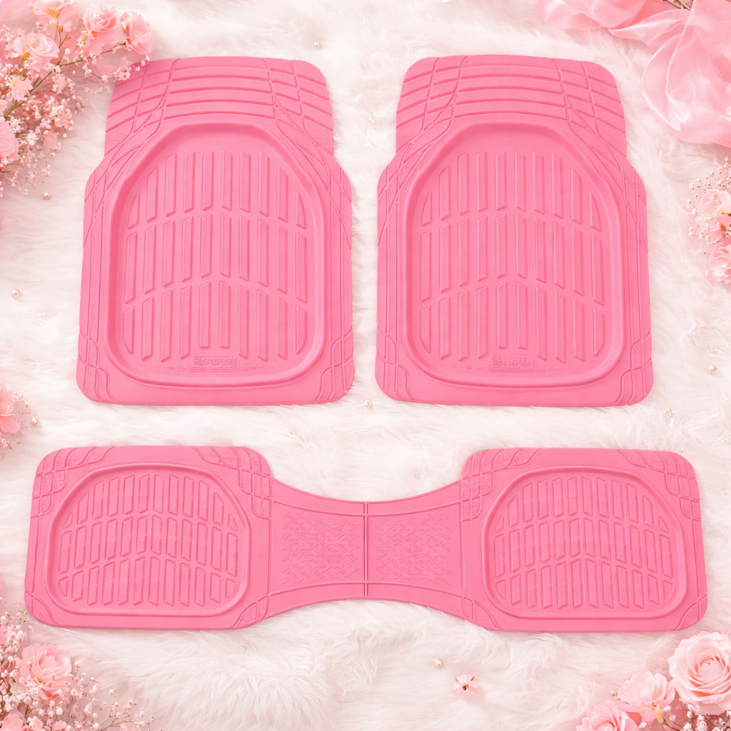 Pink All-Weather Floor Mats