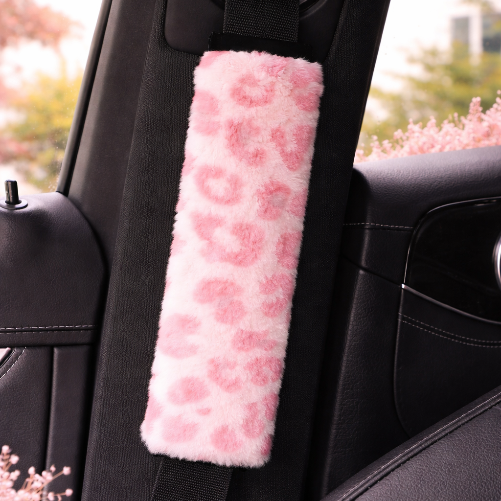 Leopard Print Seatbelt Cover
