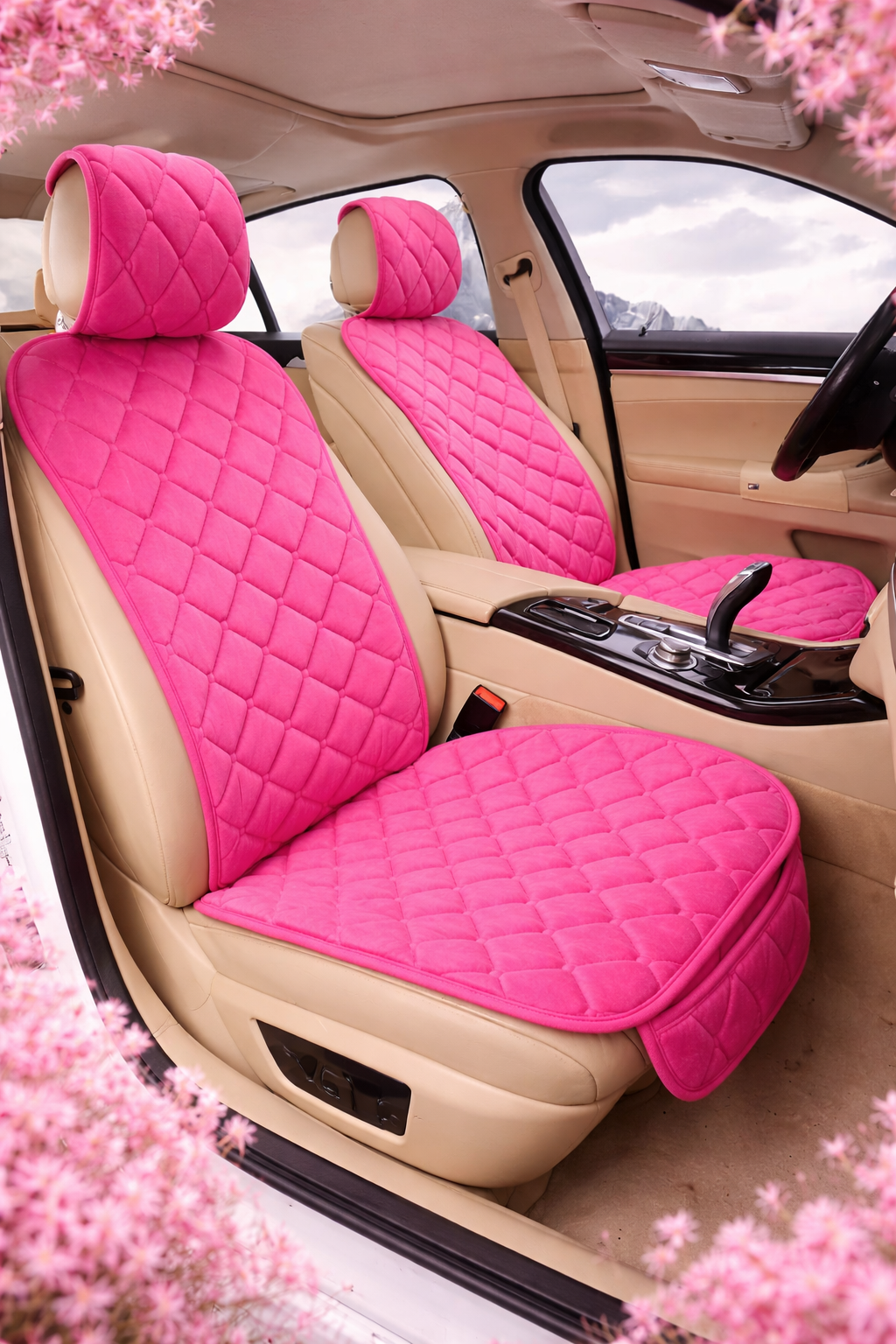Pink Car Seat Cover