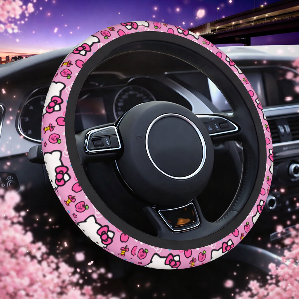 Hello Kitty Car Steering Wheel Cover