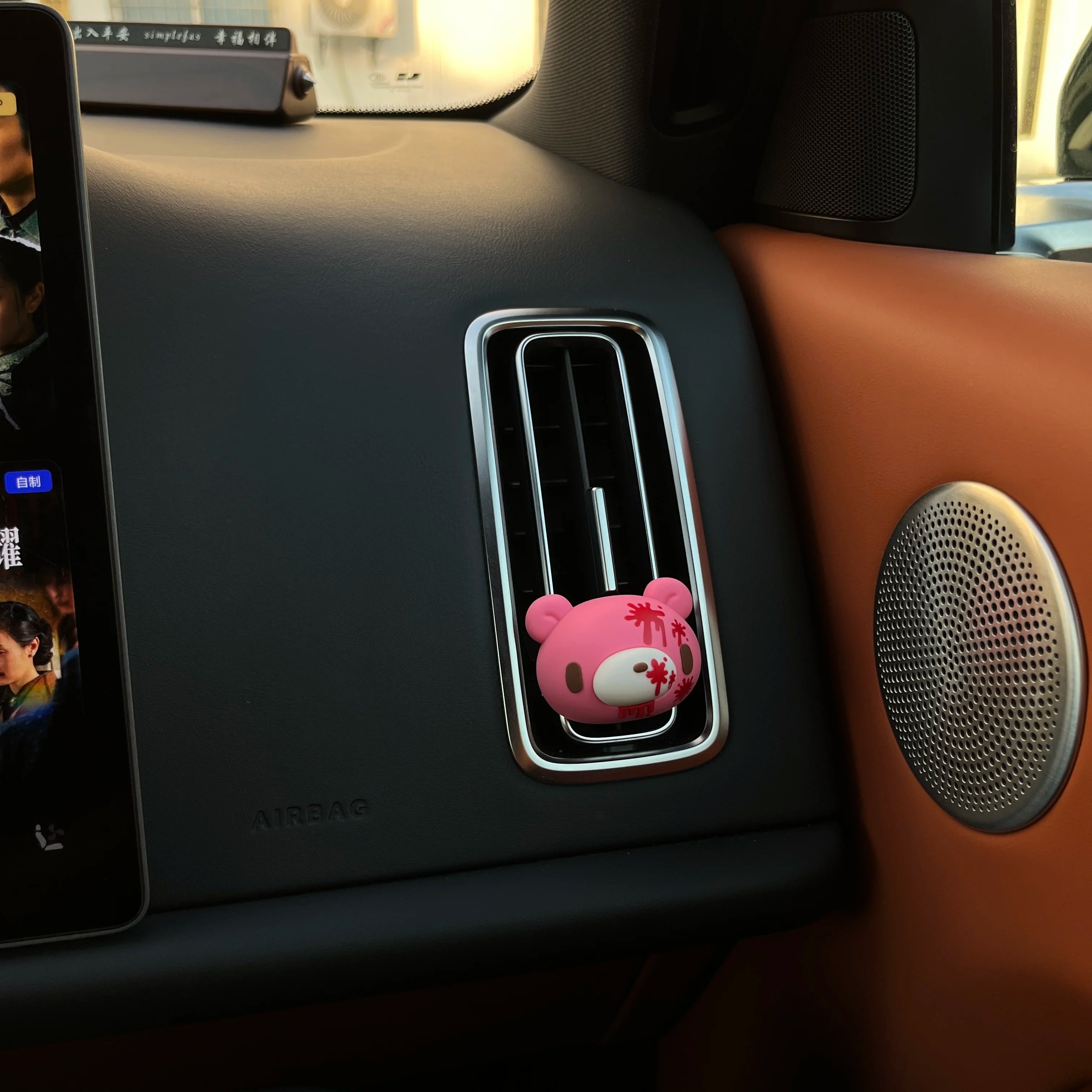 Pink Bear Car Air Freshener