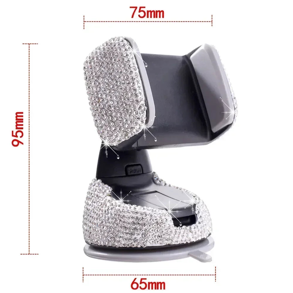 Rhinestone Car Phone Holder