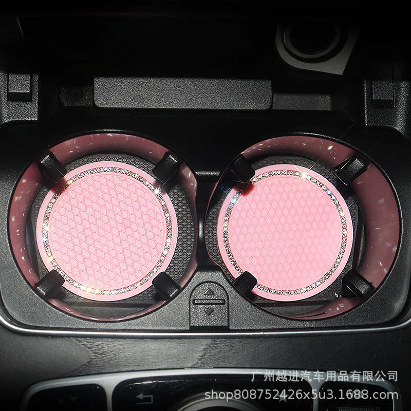 Bling Cupholder Rubber Coaster