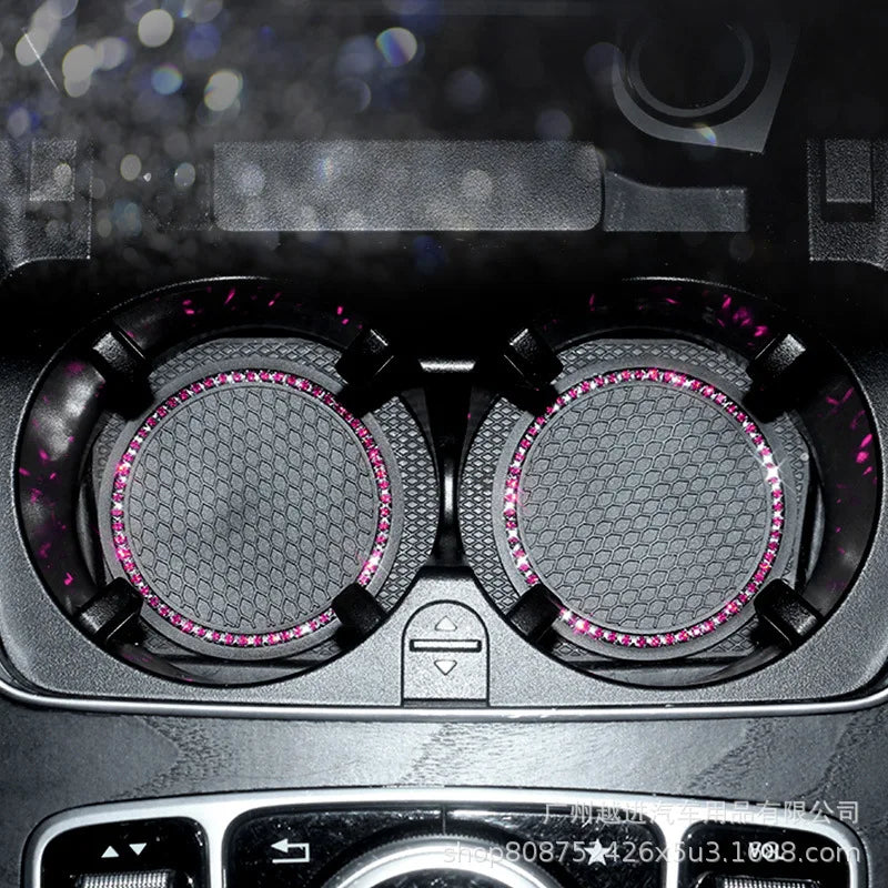 Bling Cupholder Rubber Coaster